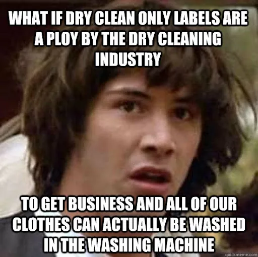 dry cleaning meme