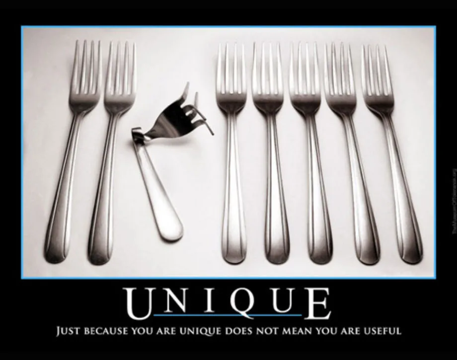 uniqueness meme