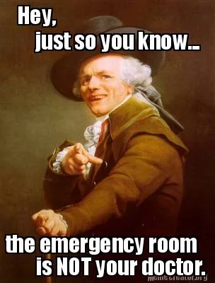 emergency room meme