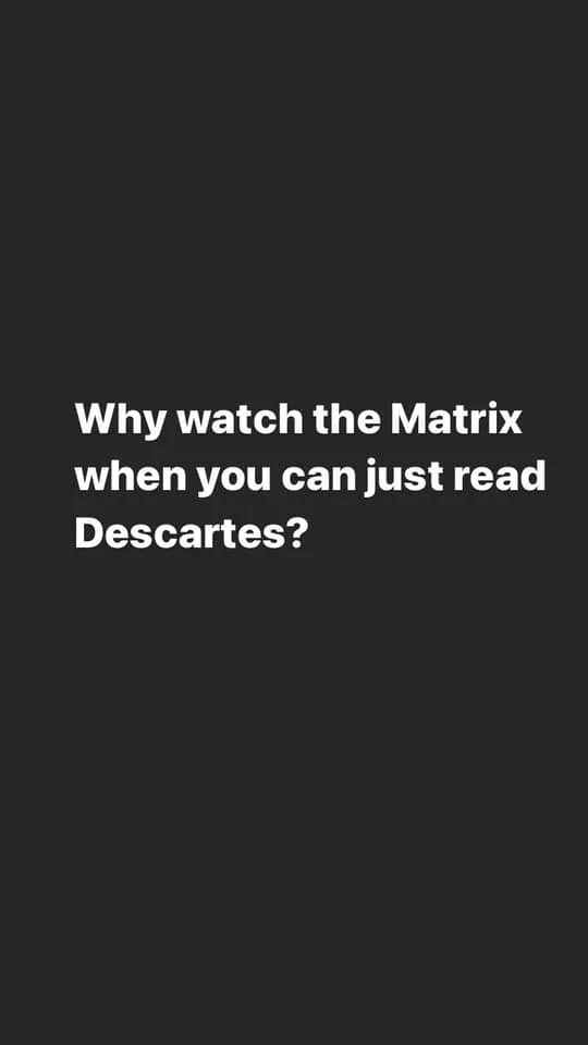 Rene Descartes meme