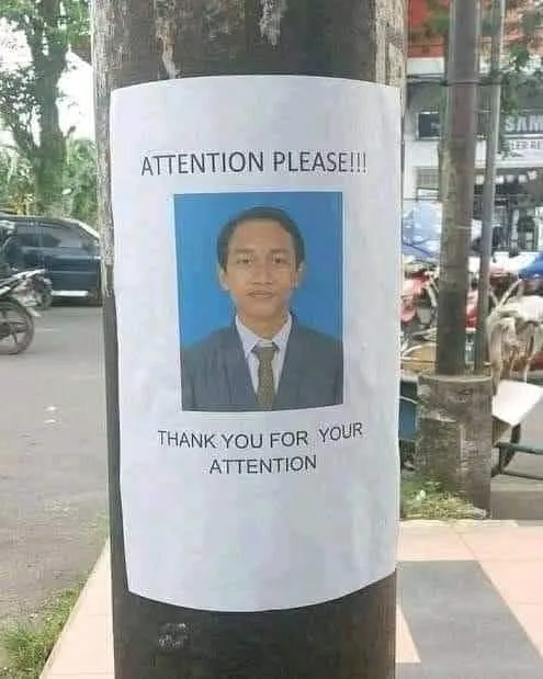 attention meme