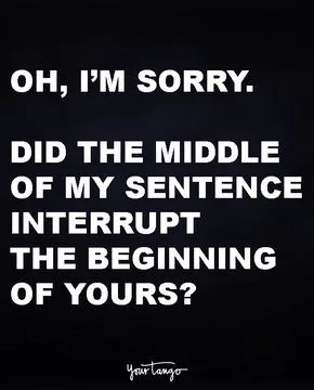 interruption meme