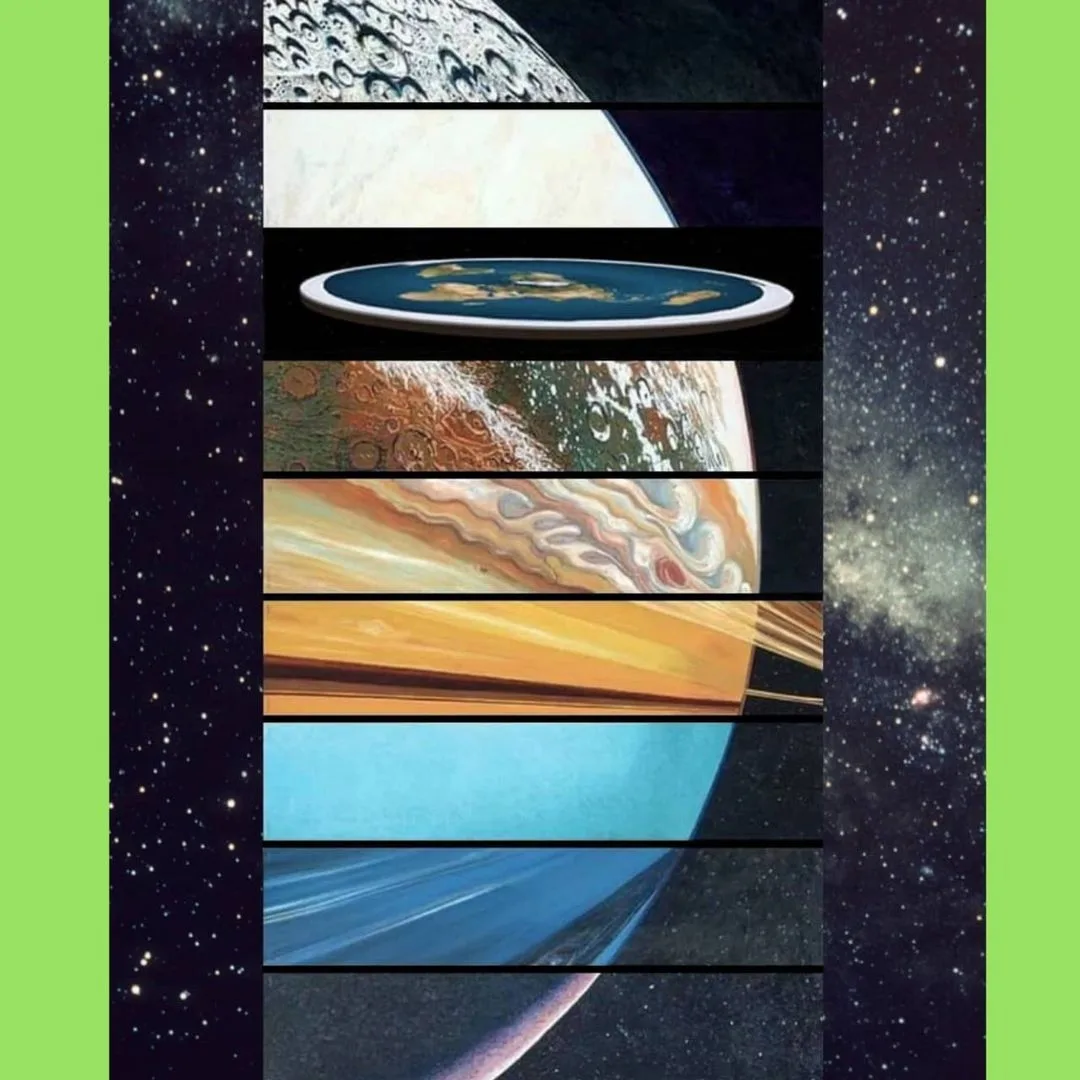 flat earth meme