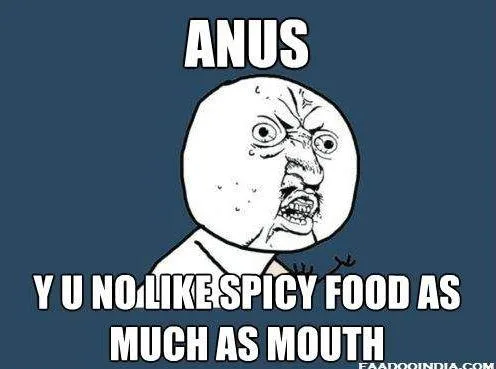 spicy food meme