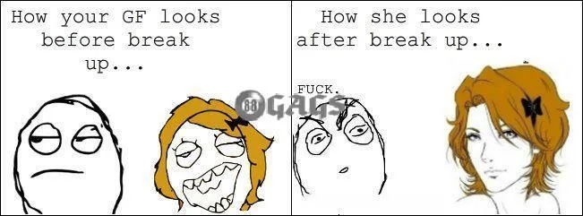 breaking up meme