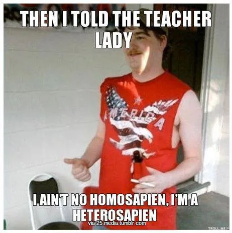 Homophobia meme