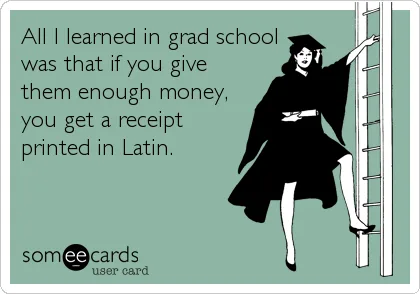 graduate school meme