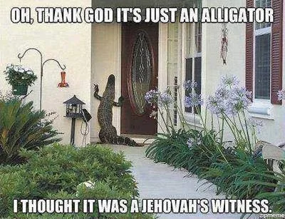Jehovah's Witness meme