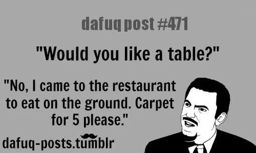 restaurant meme