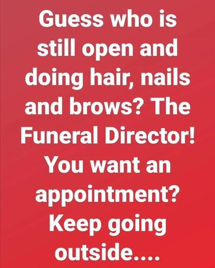 funeral director meme