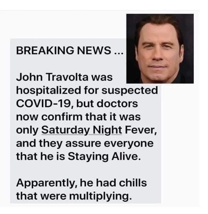 John Travolta meme