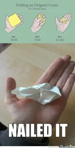 origami meme