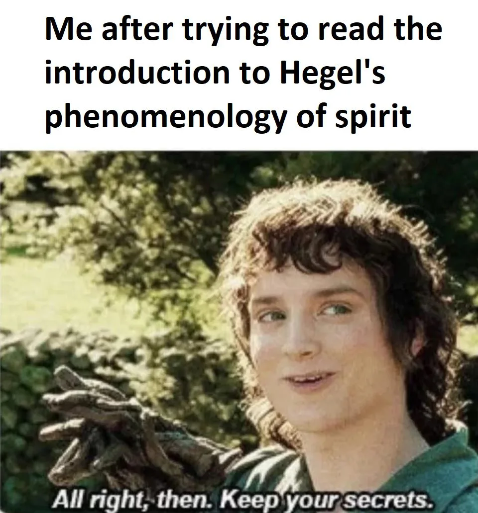phenomenology of spirit meme