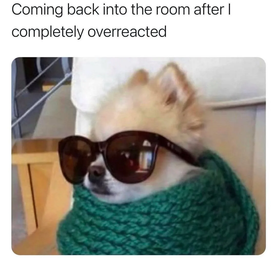 overreacting meme