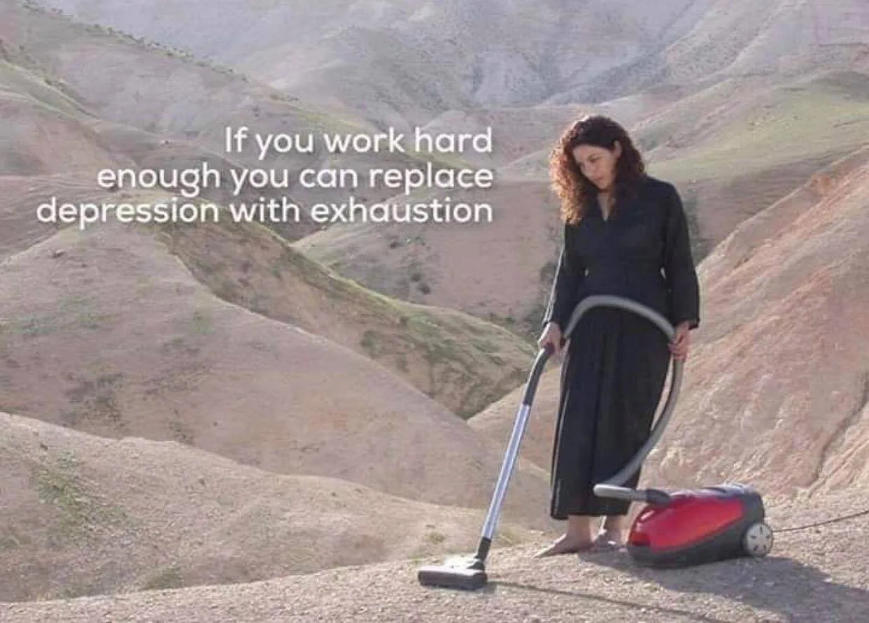 exhaustion meme