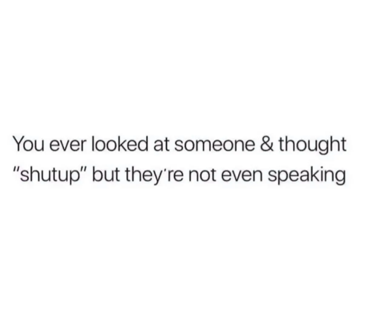 shutting up meme