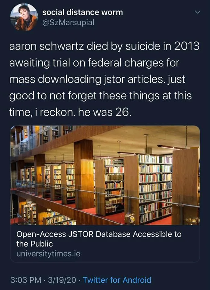 JSTOR meme