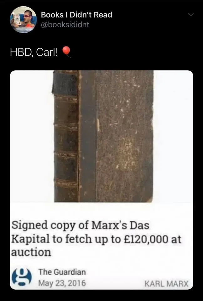 Karl Marx meme