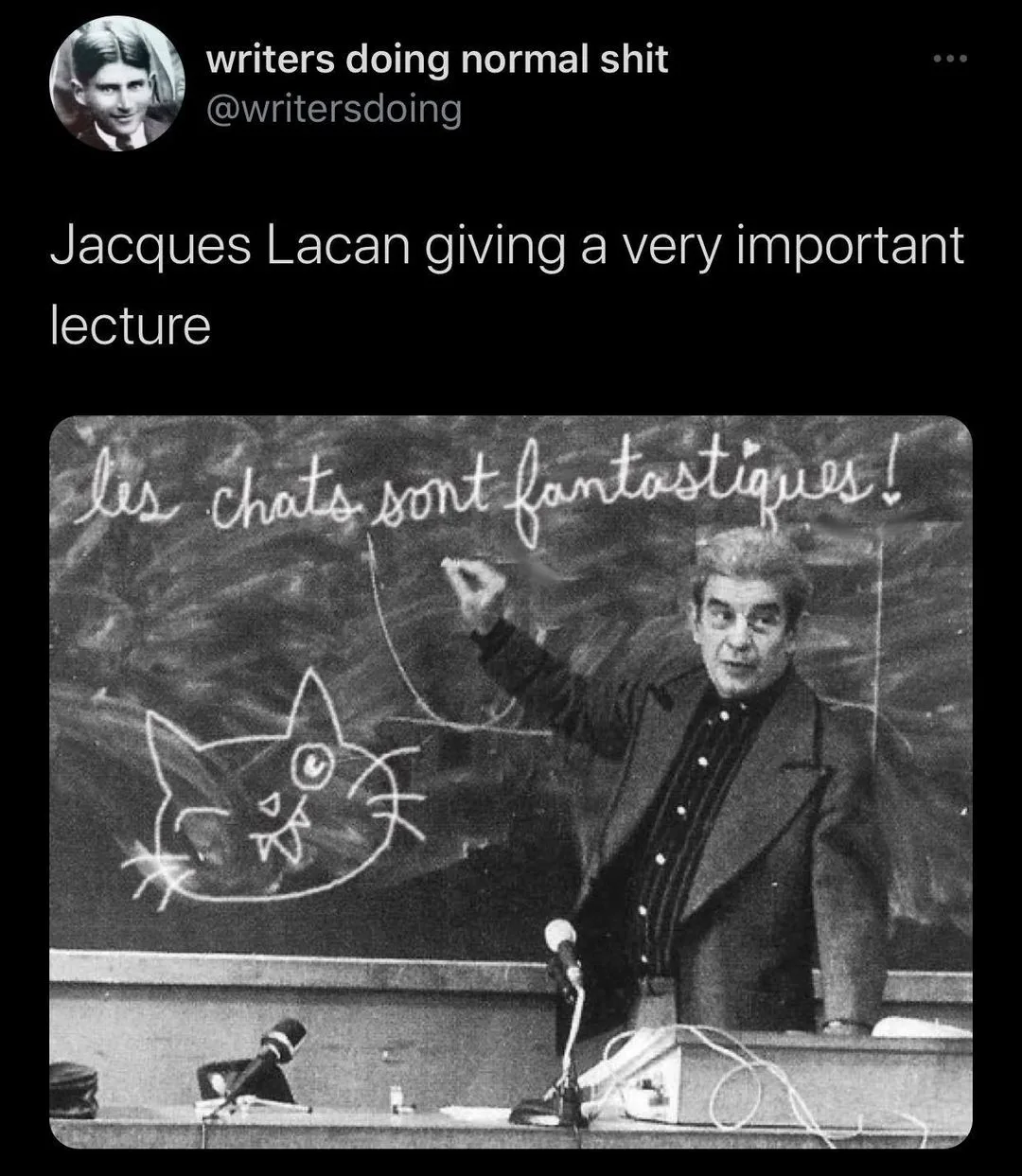 Jacques Lacan meme