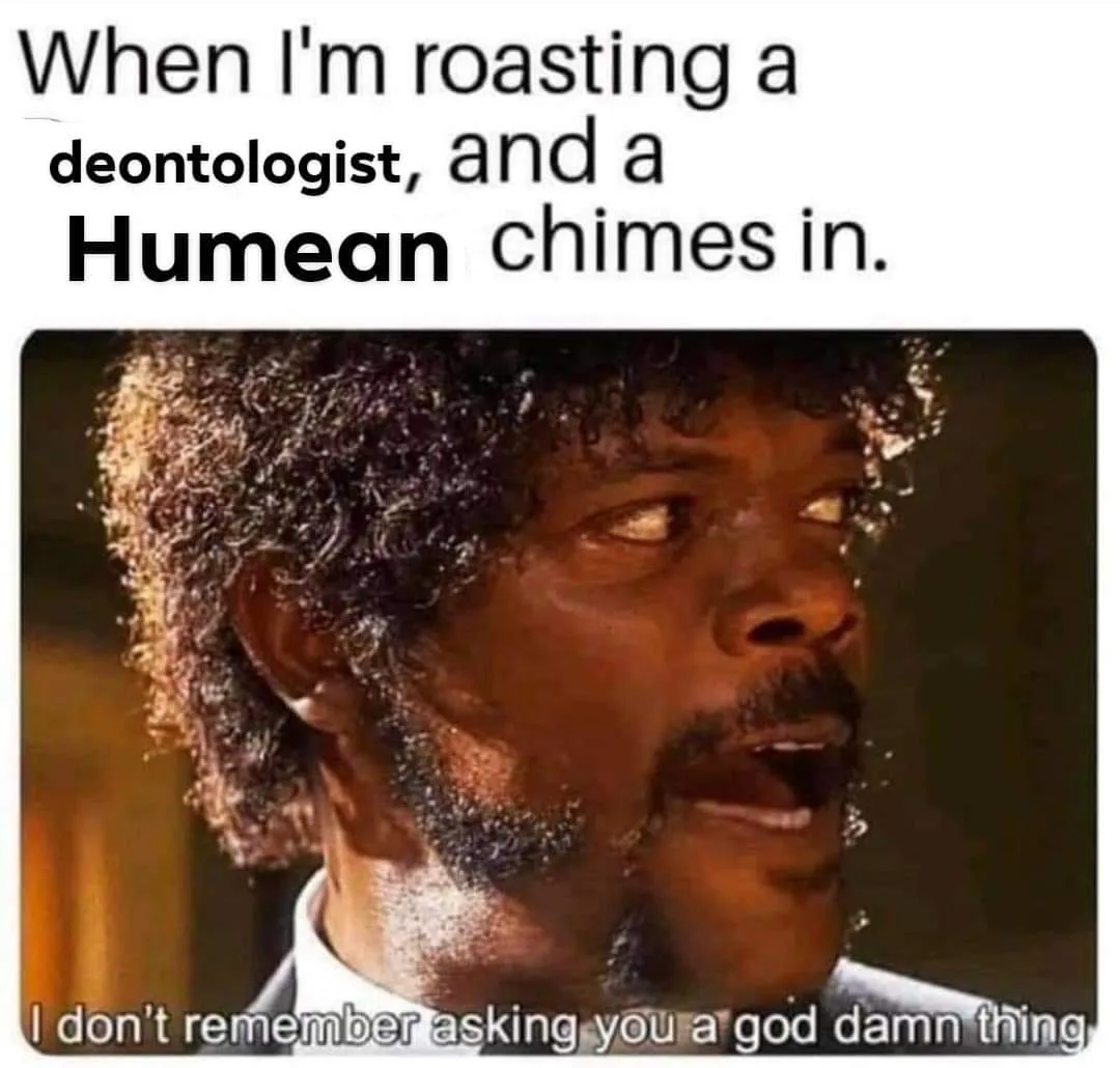 David Hume meme