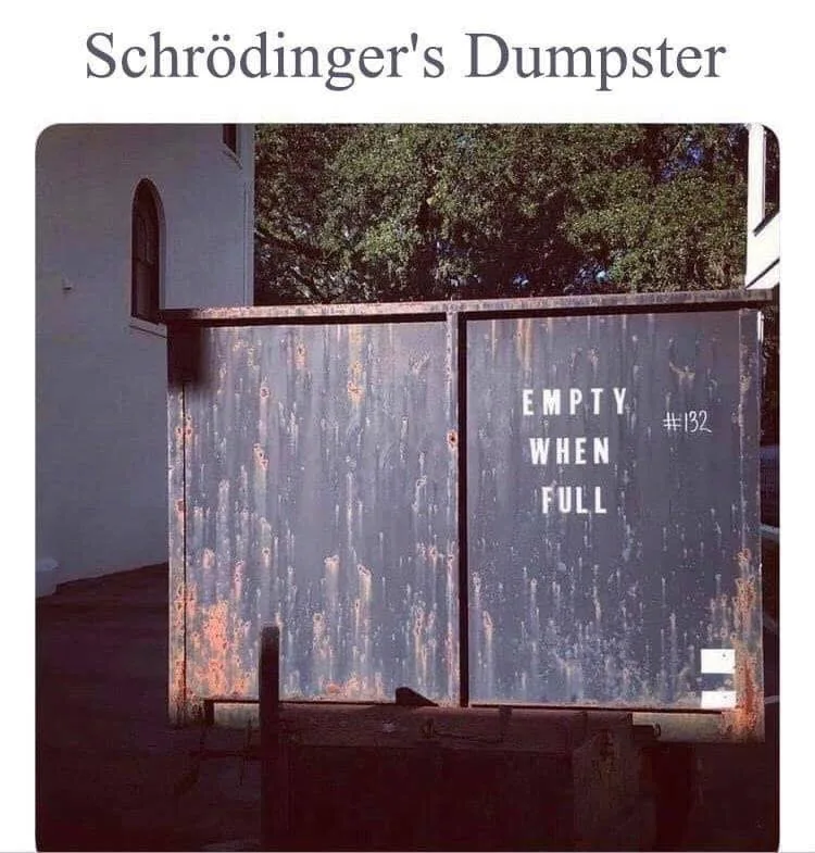 Schroedinger's cat meme