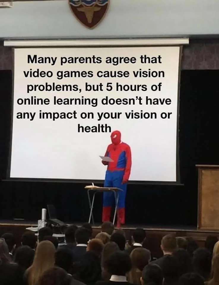 online learning meme