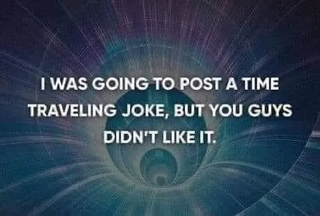 time travel meme