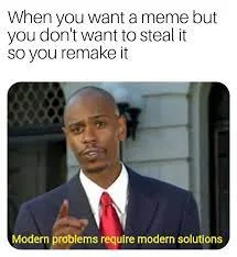 stealing memes meme