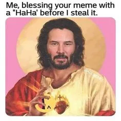 stealing memes meme