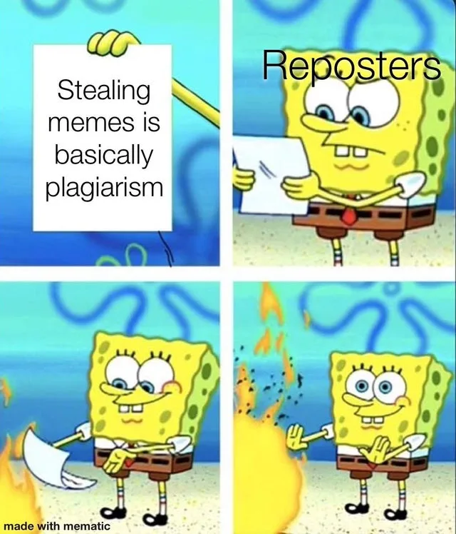 plagiarism meme