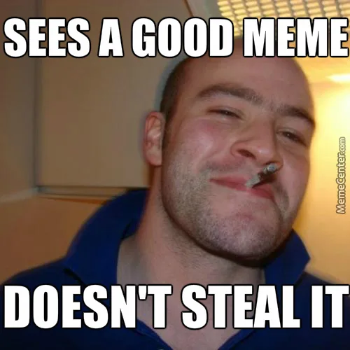 stealing memes meme