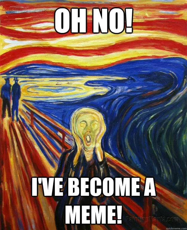 Scream (painting) meme