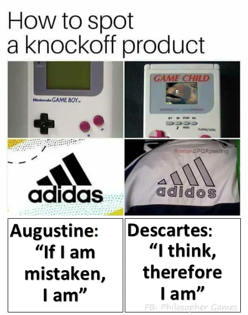 Rene Descartes meme