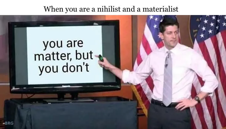 materialism meme
