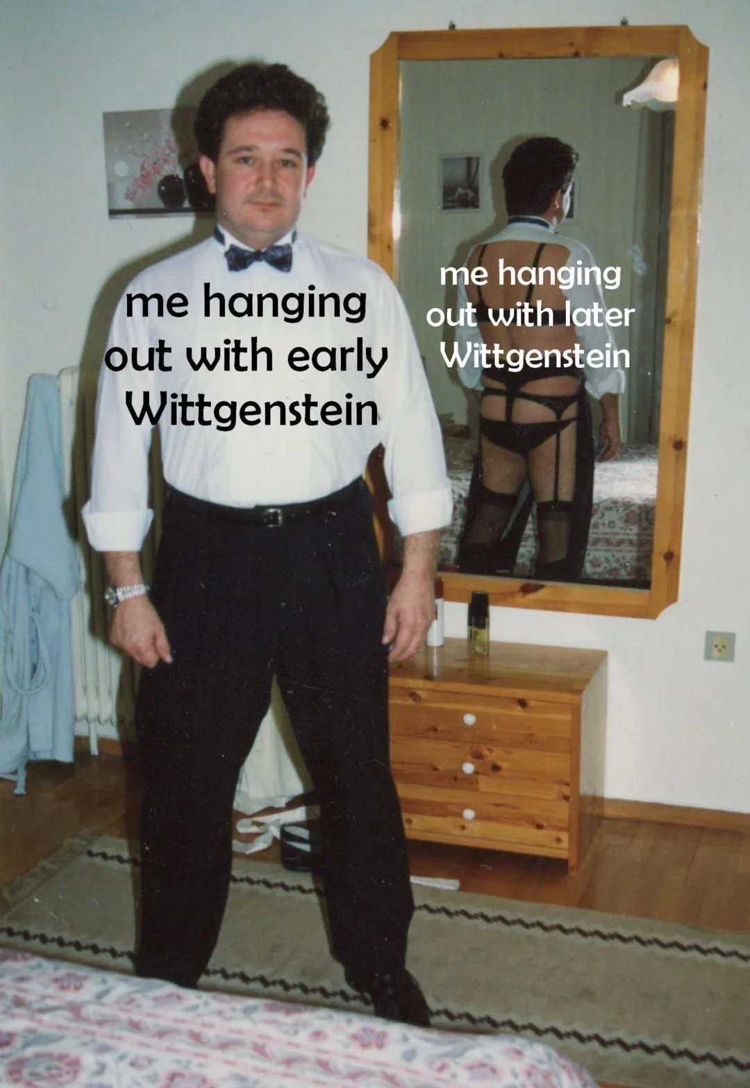 Ludwig Wittgenstein meme