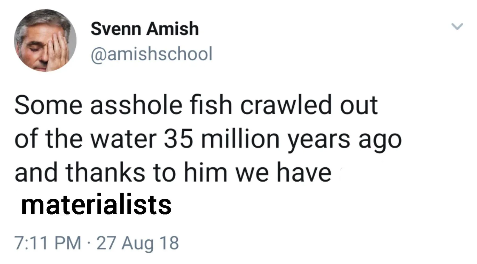 materialism meme