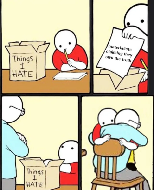 materialism meme