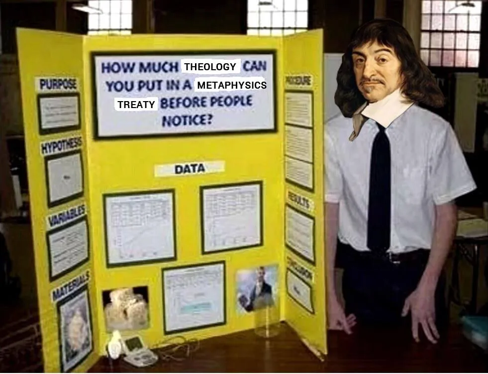 Rene Descartes meme