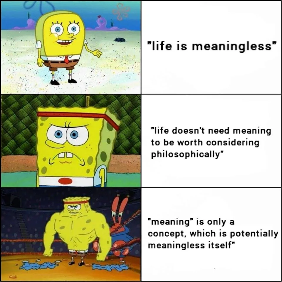 meaninglessness meme