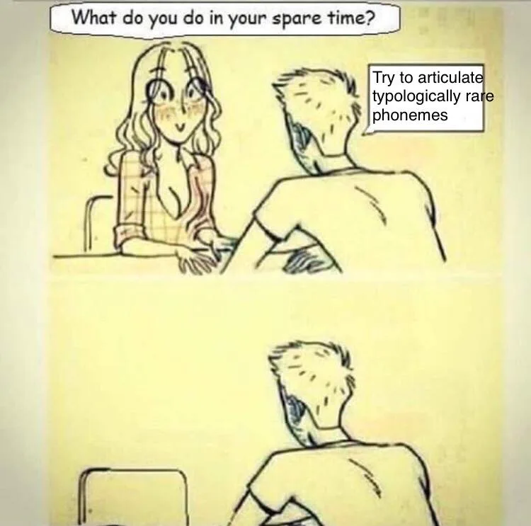 linguistics meme