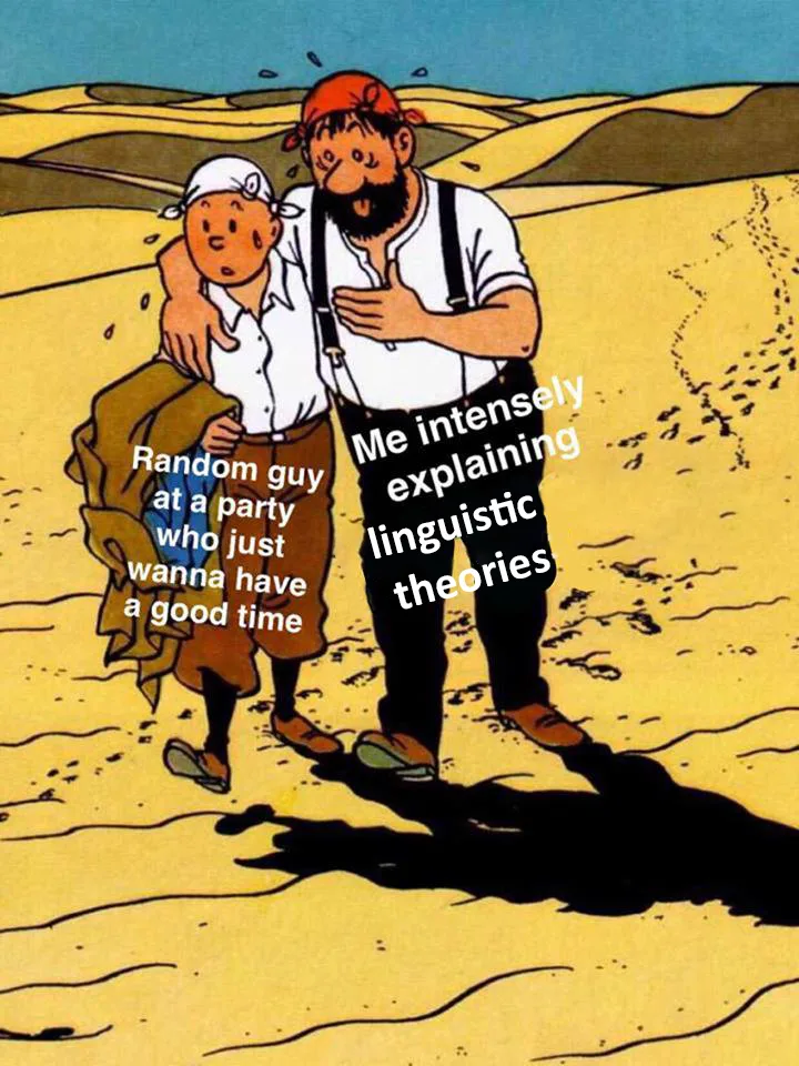 linguistics meme