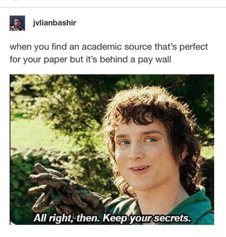 JSTOR meme