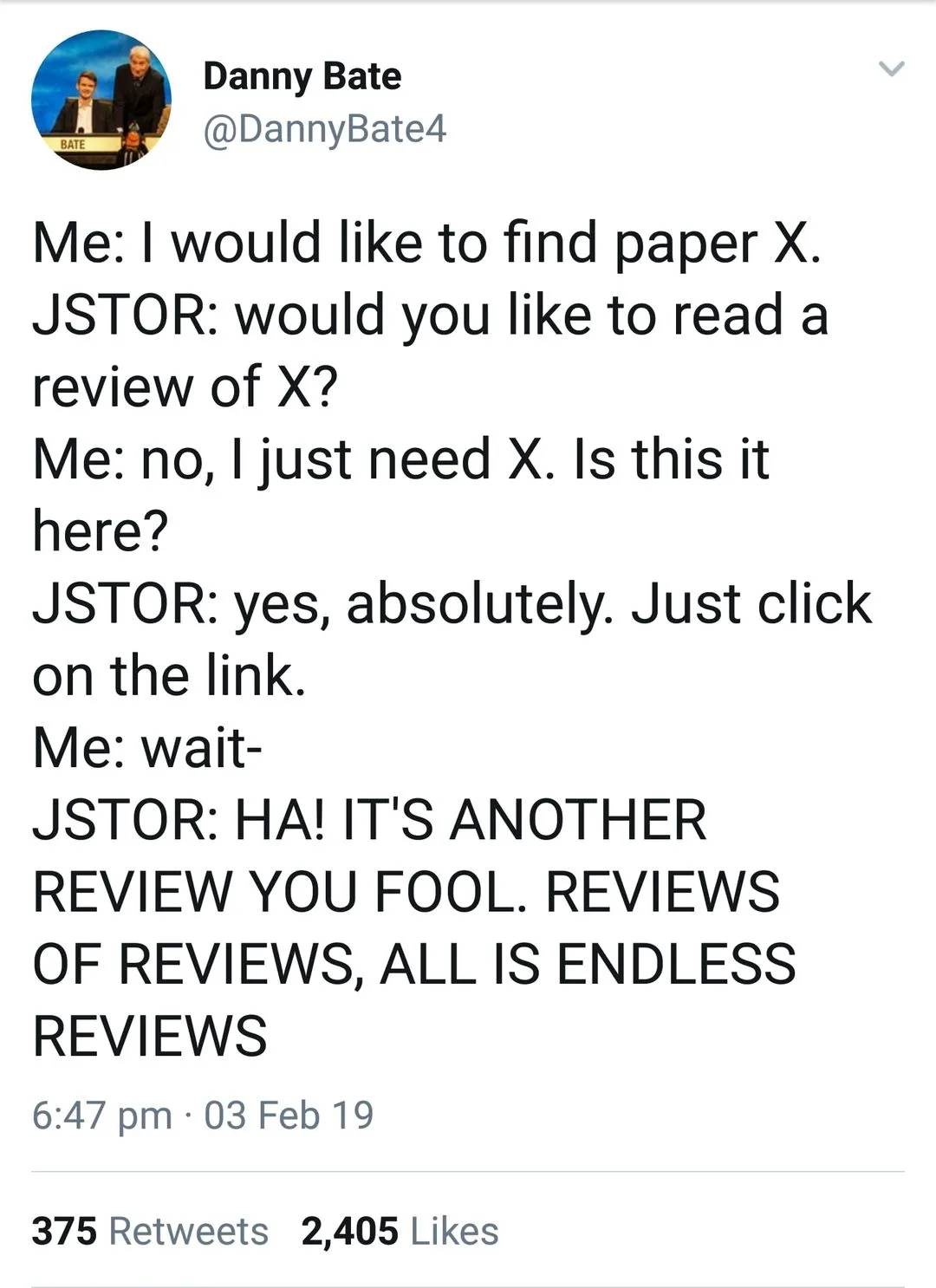 JSTOR meme