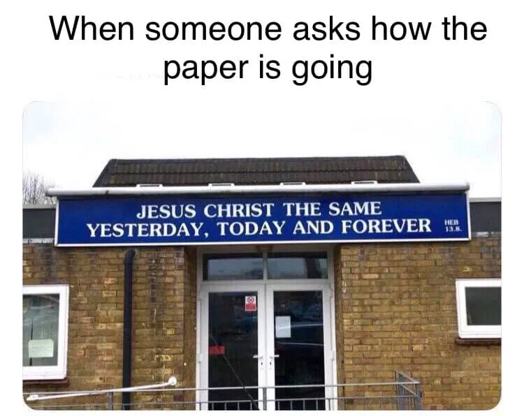 academic writing meme