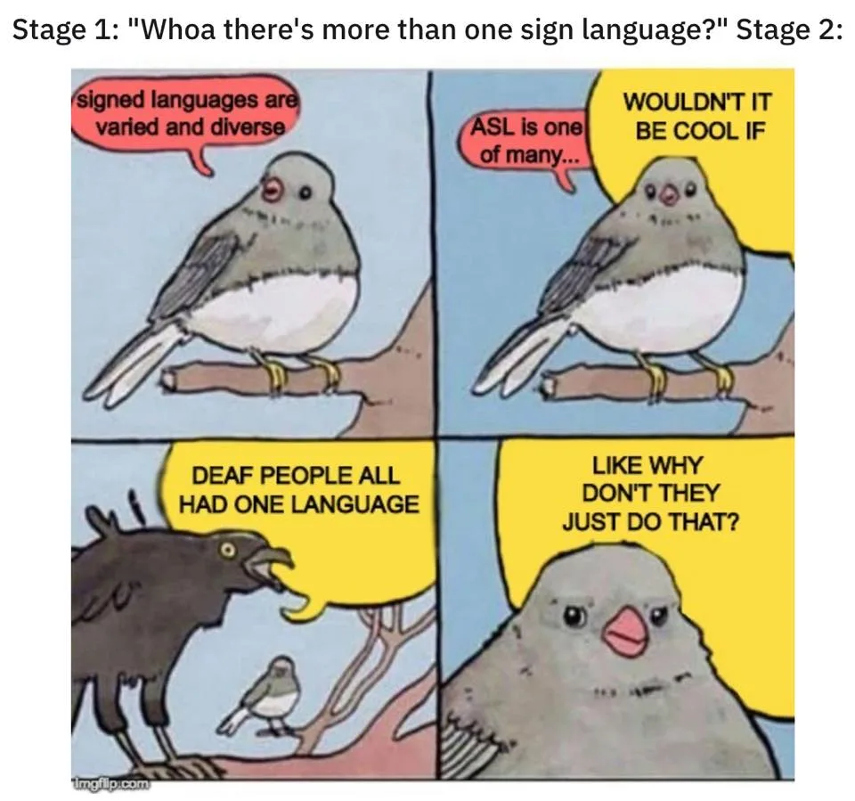 foreing language meme