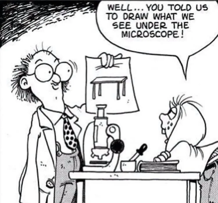 microscope meme