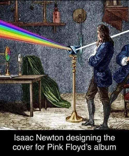 Isaac Newton meme
