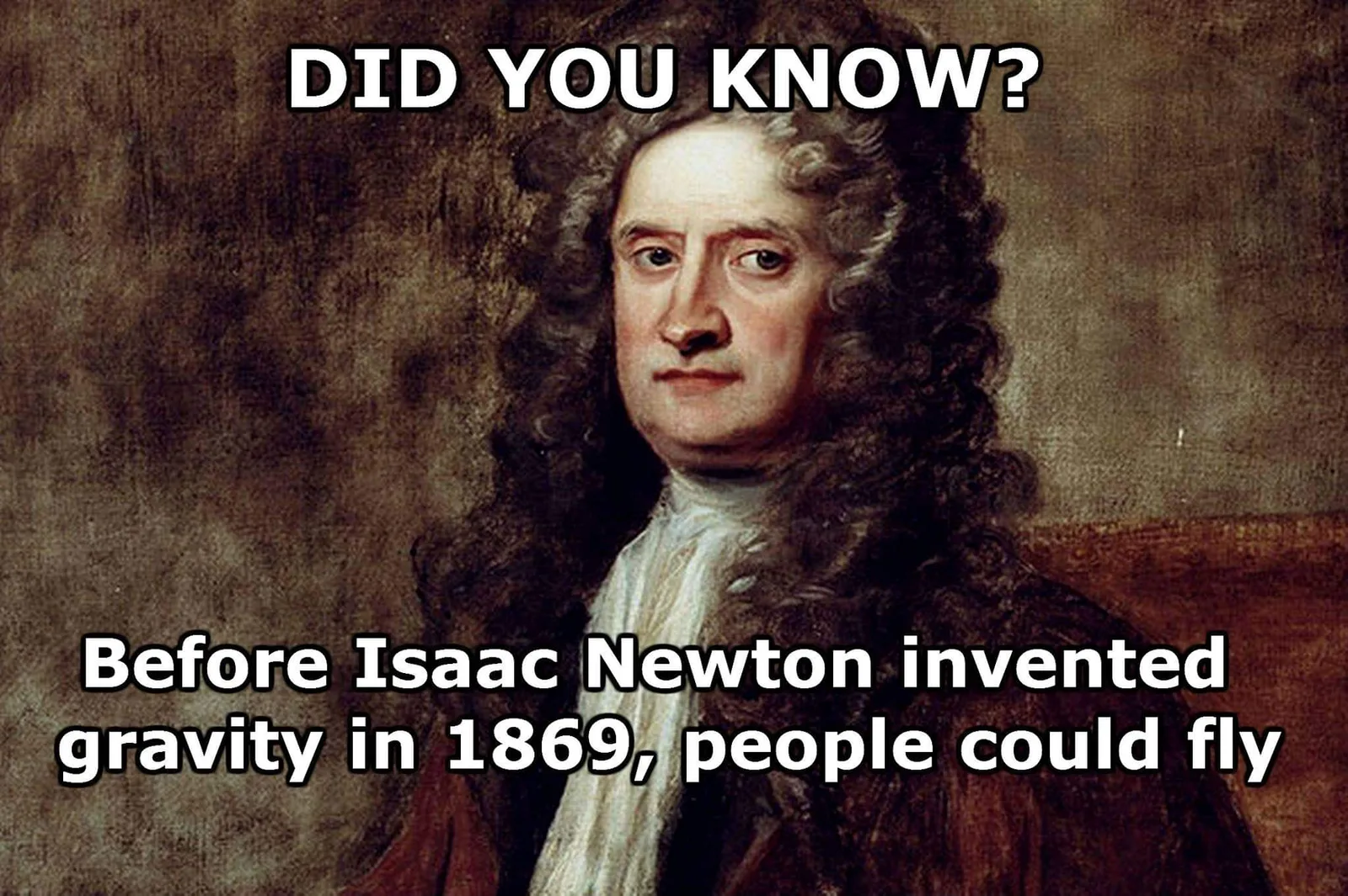 Isaac Newton meme
