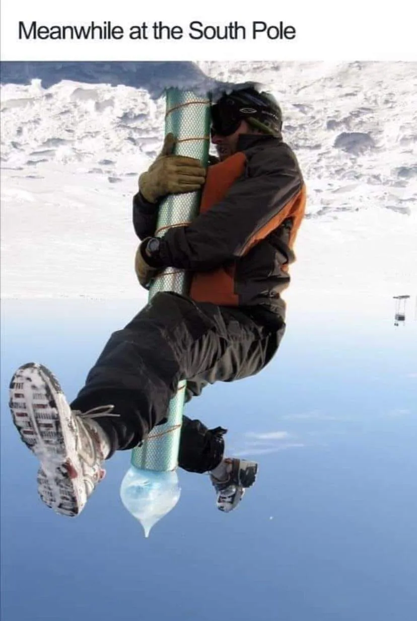 south pole meme