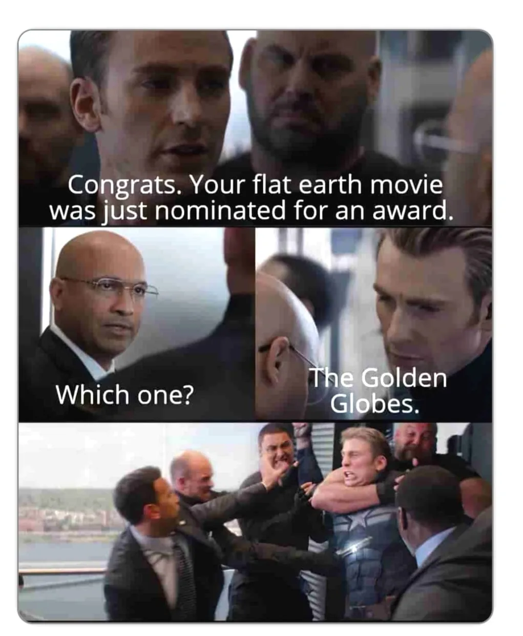 flat earth meme